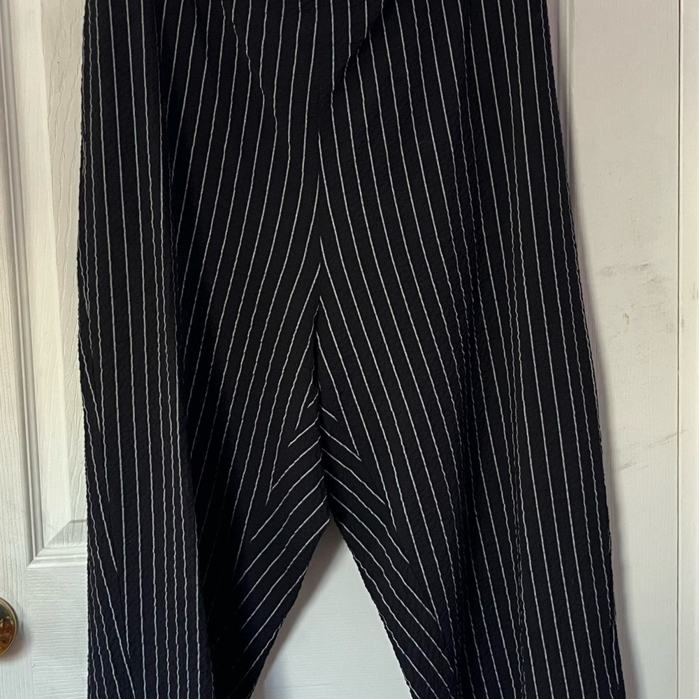 Habitat Black and White Pinstripe Men's Dress Pants